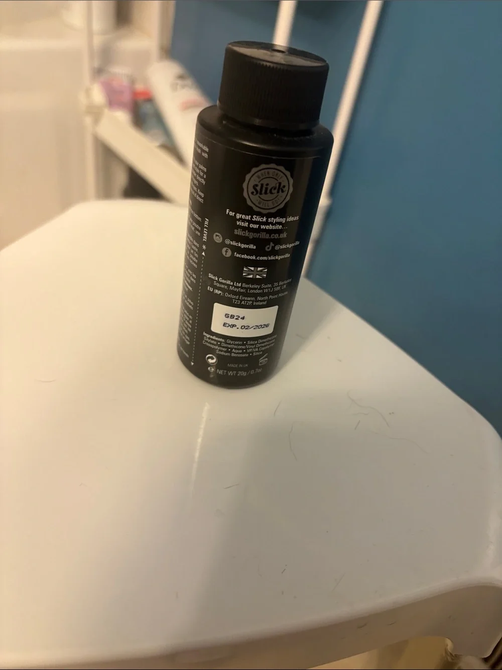 Matte Volumizing Hair Styling Powder - Black/White